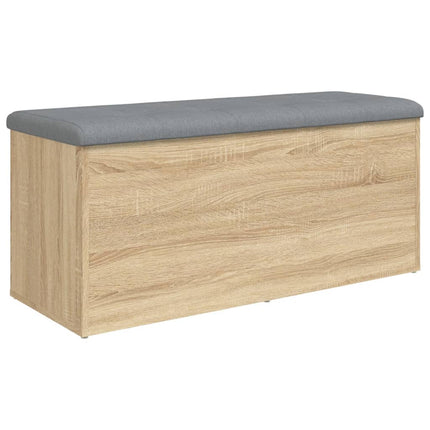Förvaringsbänk Sonoma Ek 102x42x45 cm konstruerat trä