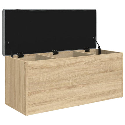 Förvaringsbänk Sonoma Ek 102x42x45 cm konstruerat trä