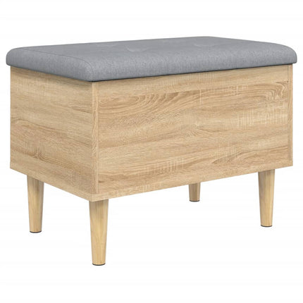 Förvaringsbänk sonoma-ek 62x42x46 cm konstruerat trä