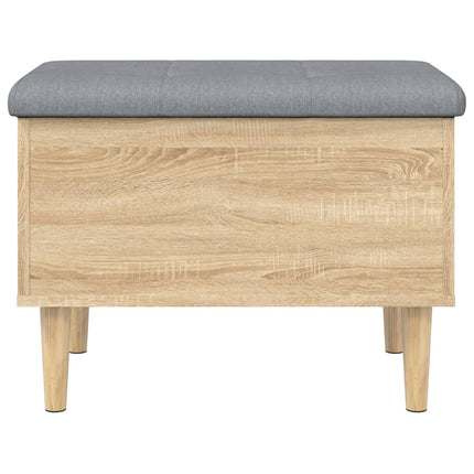 Förvaringsbänk sonoma-ek 62x42x46 cm konstruerat trä