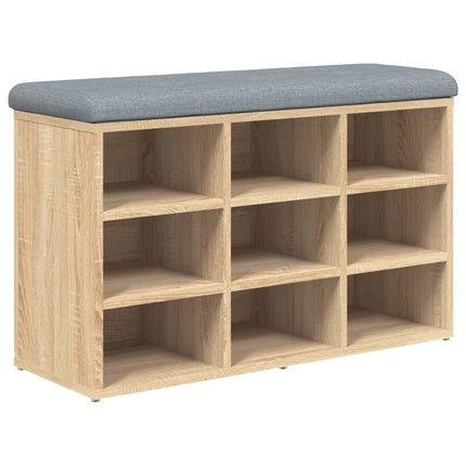 Skobänk Sonoma Ek 82x32x50 cm Konstruerat trä