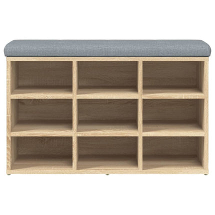 Skobänk Sonoma Ek 82x32x50 cm Konstruerat trä
