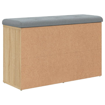 Skobänk Sonoma Ek 82x32x50 cm Konstruerat trä
