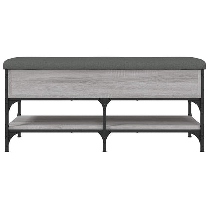 Skobänk grå sonoma 102x42x45 cm konstruerat trä