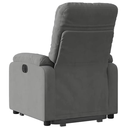 Elektrisk reclinerfåtölj med uppresningshjälp mikrofibertyg