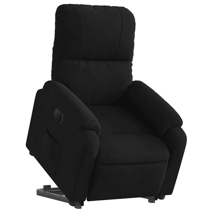 Elektrisk reclinerfåtölj med uppresningshjälp mikrofibertyg