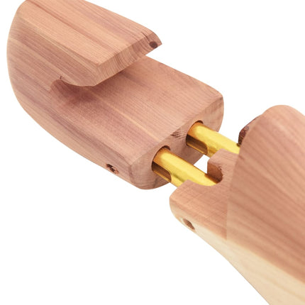 Skoblock med skohorn EU 40-41 massivt cederträ