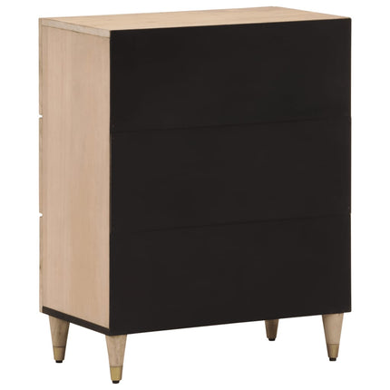 Sidoskåp 2 st 60x33x75 cm massivt mangoträ