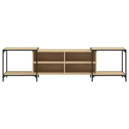 Tv-bänk sonoma ek 203x37x50 cm konstruerat trä