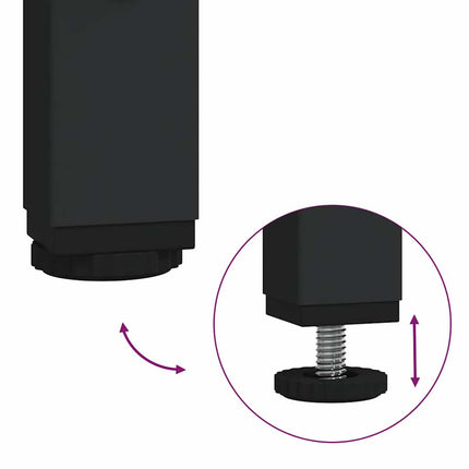 Bokhylla 4 hyllplan brun ek 59x35x132 cm konstruerat trä