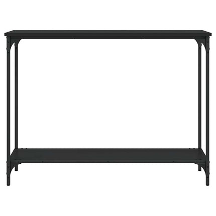 Avlastningsbord svart 101x30,5x75 cm konstruerat trä