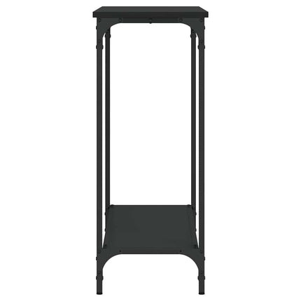 Avlastningsbord svart 101x30,5x75 cm konstruerat trä
