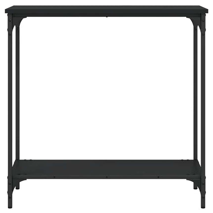 Konsolbord svart 75x30,5x75 cm konstruerat trä