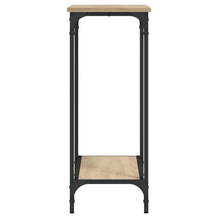 Konsolbord Sonoma Ek 75x30,5x75 cm Konstruerat trä