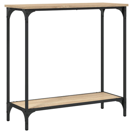 Konsolbord Sonoma Ek 75x30,5x75 cm Konstruerat trä