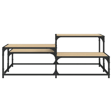 Soffbord sonoma-ek 107x107x40 cm konstruerat trä