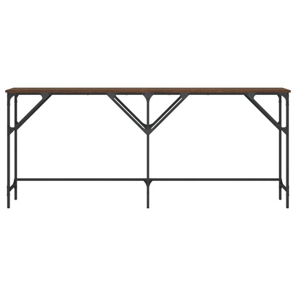 Avlastningsbord brun ek 180x29x75 cm konstruerat trä