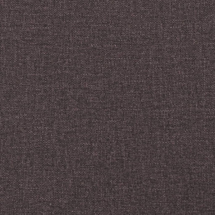 Bänk med ryggstöd mörkbrunt 120x62x75,5 cm mörkgrå