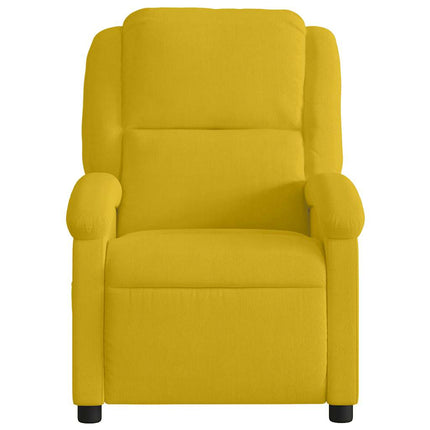 Reclinerfåtölj gul sammet