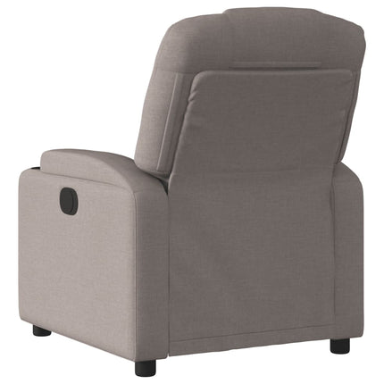 Reclinerfåtölj taupe tyg
