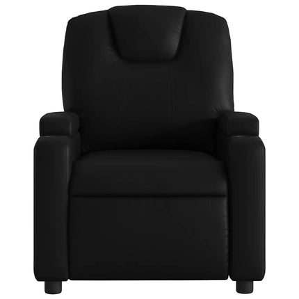 Fåtölj svart konstläder