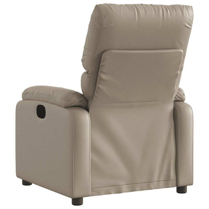 Massagefåtölj cappuccino konstläder