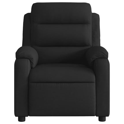 Reclinerfåtölj svart tyg