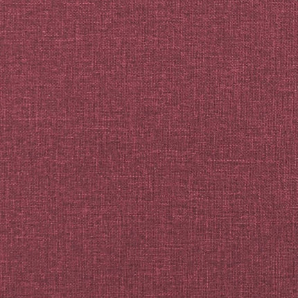 Reclinerfåtölj vinröd tyg