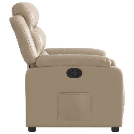 Reclinerfåtölj cappuccino konstläder