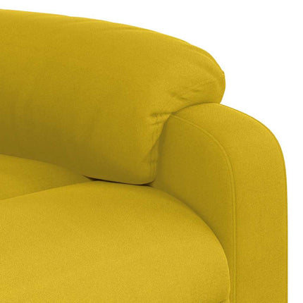 Reclinerfåtölj gul sammet