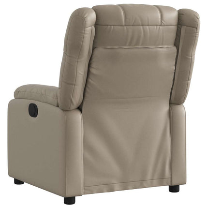 Reclinerfåtölj cappuccino konstläder
