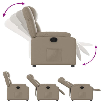 Reclinerfåtölj cappuccino konstläder