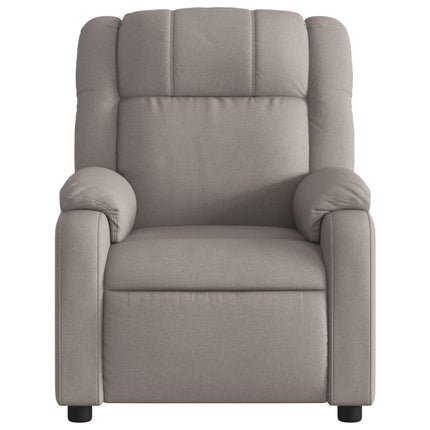 Reclinerfåtölj taupe tyg