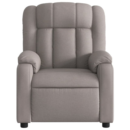 Reclinerfåtölj taupe tyg