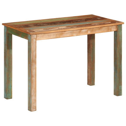 Matbord 110x55x76 cm massivt återvunnet trä
