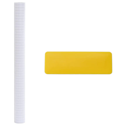 Fönsterfilmer frostad randig design PVC