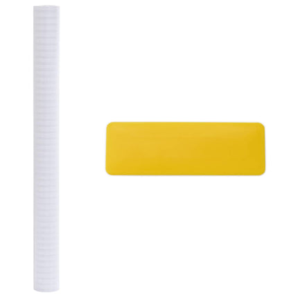 Fönsterfilmer frostad randig design PVC