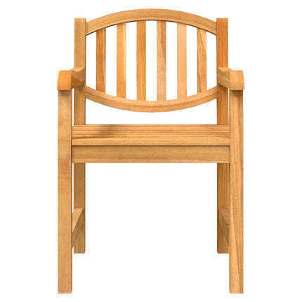 Trädgårdsstolar 4 st 58x59x88 cm massiv teak
