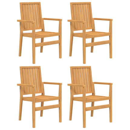 Matgrupp för trädgården 5 delar massiv teak