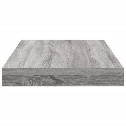 Vägghyllor 4 st grå sonoma 40x10x1,5 cm konstruerat trä
