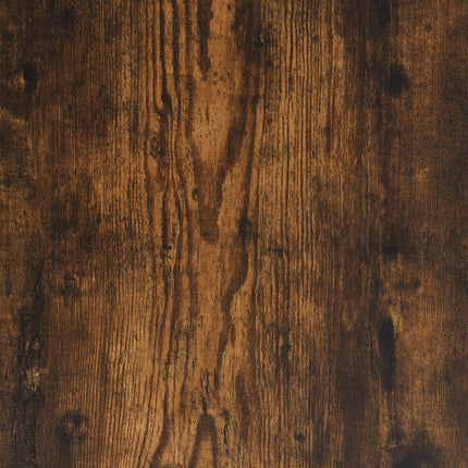 Vägghyllor 4 st rökfärgad ek 40x20x1,5 cm konstruerat trä