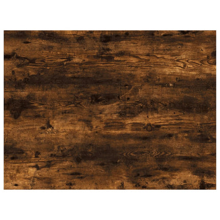 Vägghyllor 4 st rökfärgad ek 40x30x1,5 cm konstruerat trä