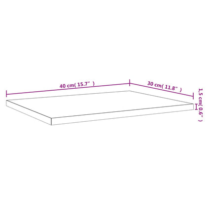 Vägghyllor 4 st rökfärgad ek 40x30x1,5 cm konstruerat trä