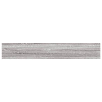 Vägghyllor 4 st grå sonoma 60x10x1,5 cm konstruerat trä