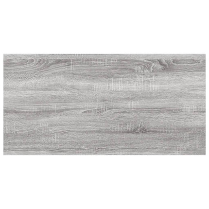 Vägghyllor 4 st grå sonoma 60x20x1,5 cm konstruerat trä