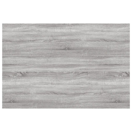 Vägghyllor 4 st grå sonoma 60x40x1,5 cm konstruerat trä