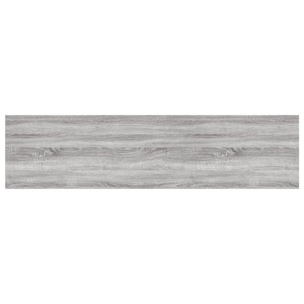Vägghyllor 4 st grå sonoma 80x20x1,5 cm konstruerat trä