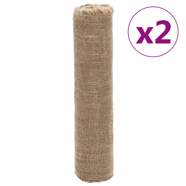 Juterulle 2 st 0,5x50 m 100% jute 200 gsm