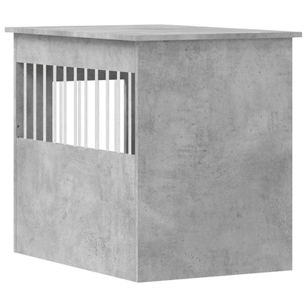 Hundbur betonggrå 55x80x68 cm konstruerat trä