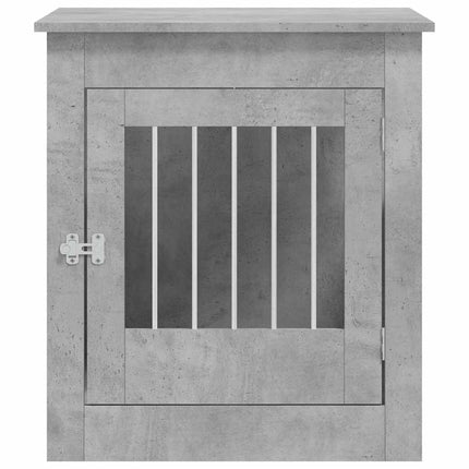Hundbur betonggrå 64,5x80x71 cm konstruerat trä